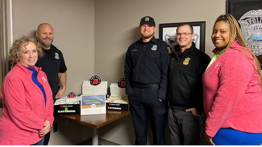 Lunch Delivered to Westland Police Station